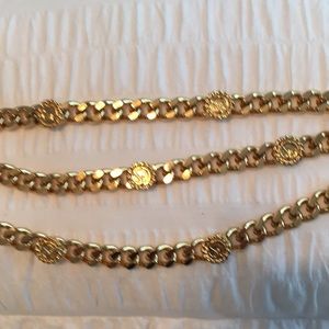 St. John Accessories - St. John Vintage Triple “SJ Medallions “ Belt St. John Accessories - St. John Vintage Triple “SJ Medallions “ Belt